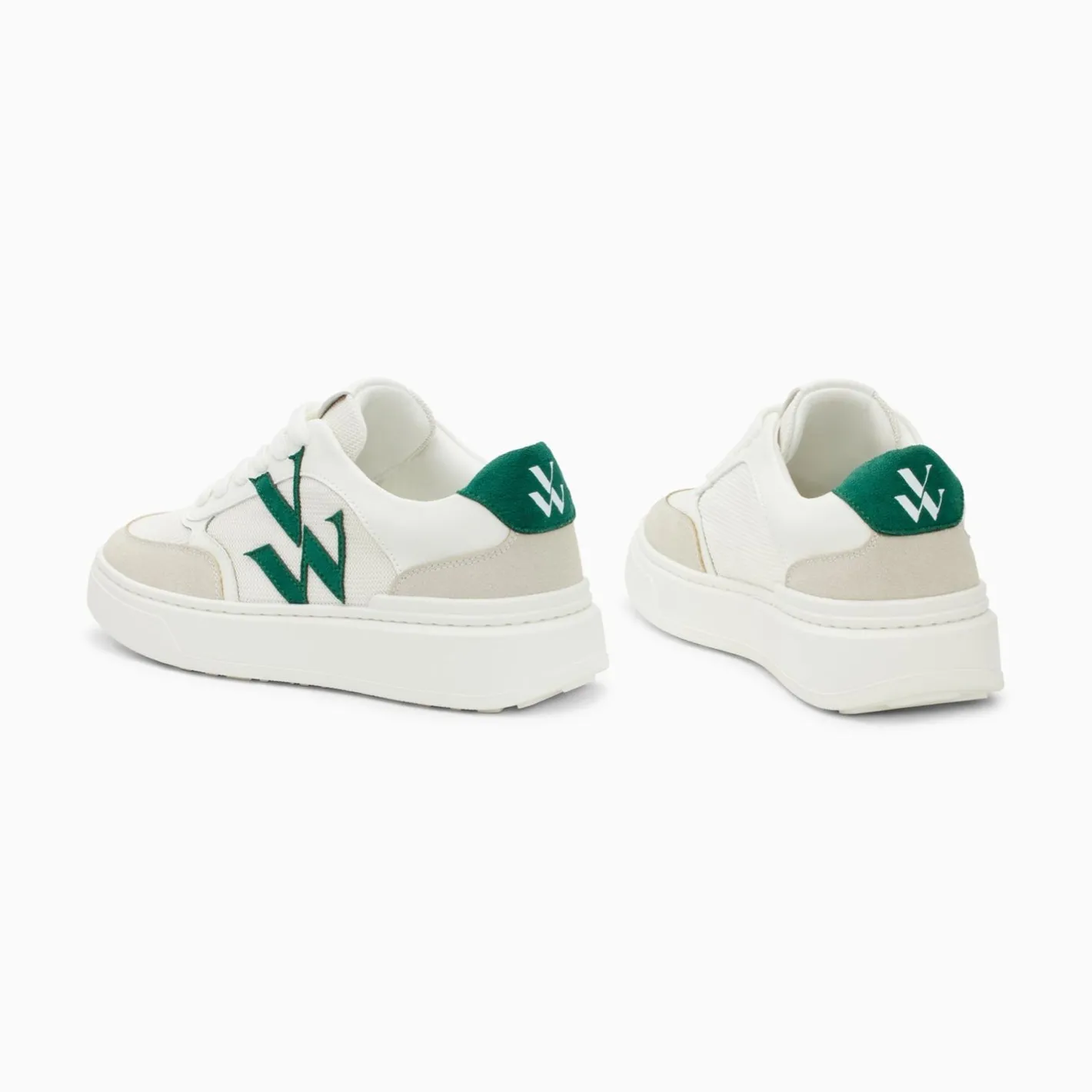 Vanessa Wu Baskets Monogramme Valentine Vertes