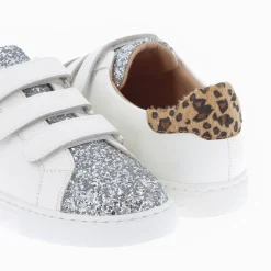 Vanessa Wu Baskets Nour Blanc Et Argent A Scratchs Sale