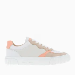 Vanessa Wu Baskets Sara En Toile Beige A Details Peche Sale