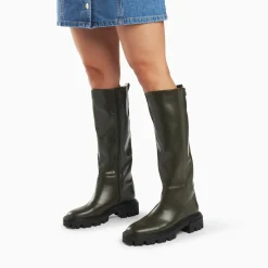 Vanessa Wu Bottes De Pluie Alysha Kaki New