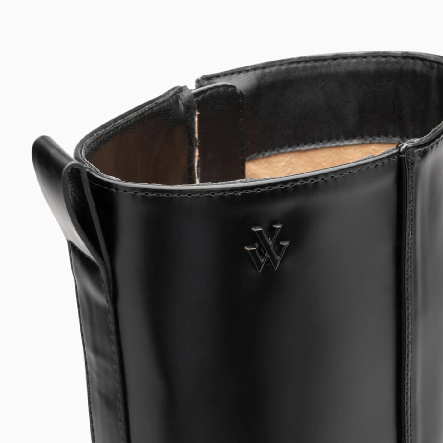Vanessa Wu Bottes De Pluie Alysha Noires Discount