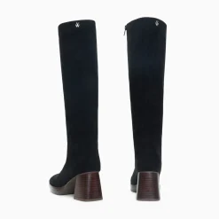 Vanessa Wu Bottes Nia Noires A Talon Bois New