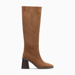 Vanessa Wu Bottes Rita Camel A Talon Trapeze Discount