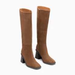 Vanessa Wu Bottes Rita Camel A Talon Trapeze Discount