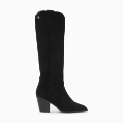 Vanessa Wu Bottes Santiags Sharon Noires A Talon Discount
