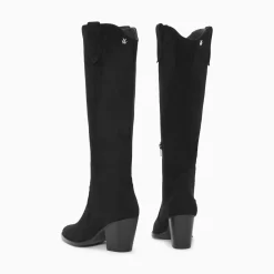 Vanessa Wu Bottes Santiags Sharon Noires A Talon Discount