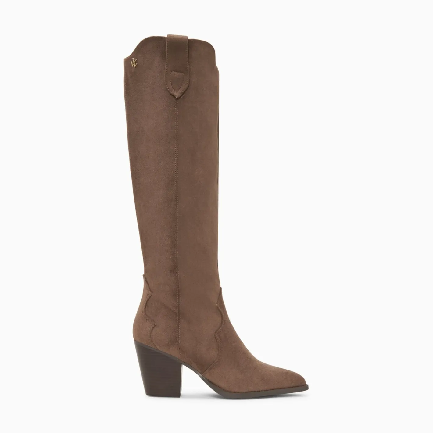 Vanessa Wu Bottes Santiags Sharon Taupe A Talon Best