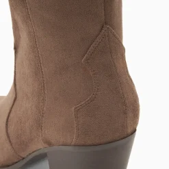 Vanessa Wu Bottes Santiags Sharon Taupe A Talon Best