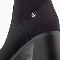 Vanessa Wu Bottines Chaussettes Alizee Noires A Talon Trapeze Hot