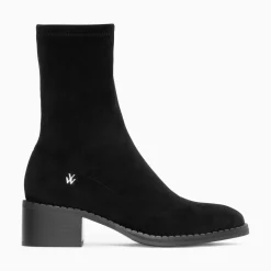 Vanessa Wu Bottines Chaussettes Bobby Noires New