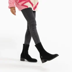 Vanessa Wu Bottines Chaussettes Bobby Noires New