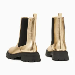 Vanessa Wu Bottines Chelsea Phoebe Or A Semelle Oversize Sale