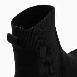 Vanessa Wu Bottines Chelsea Valerie Noires A Talon Crante Online