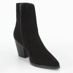 Vanessa Wu Bottines Constance A Talon En Suedine Noire Online