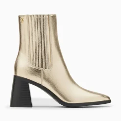 Vanessa Wu Bottines Montantes Taylor Or A Talon Trapeze Best