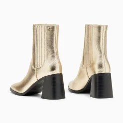 Vanessa Wu Bottines Montantes Taylor Or A Talon Trapeze Best