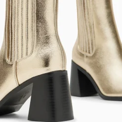 Vanessa Wu Bottines Montantes Taylor Or A Talon Trapeze Best