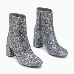 Vanessa Wu Bottines Pailletees Londres Argent A Talon Online