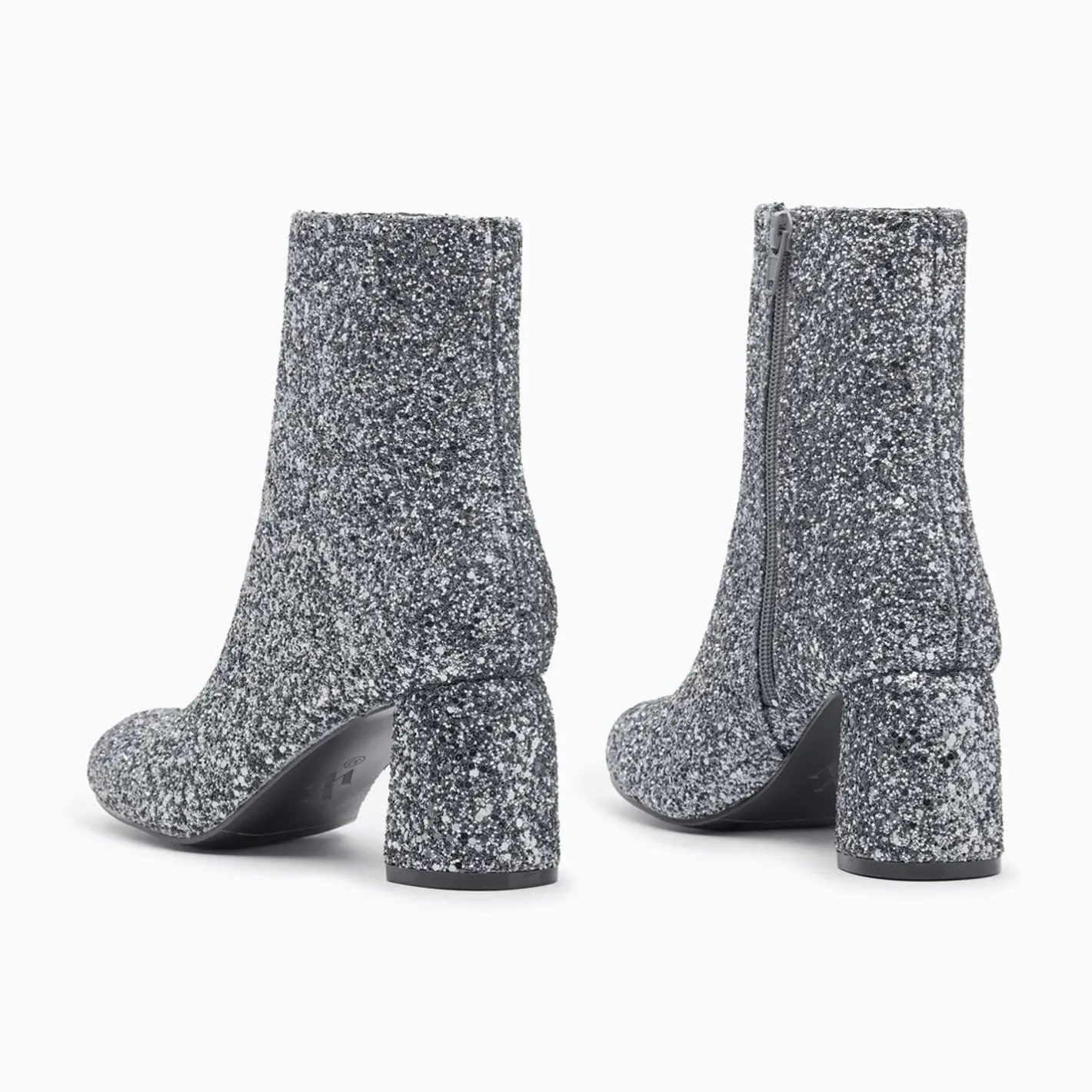 Vanessa Wu Bottines Pailletees Londres Argent A Talon Online