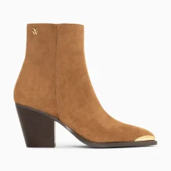 Vanessa Wu Bottines Santiags Jenn Camel A Talon Best