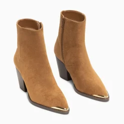 Vanessa Wu Bottines Santiags Jenn Camel A Talon Best
