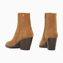 Vanessa Wu Bottines Santiags Jenn Camel A Talon Best