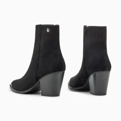 Vanessa Wu Bottines Santiags Jenn Noires A Talon New