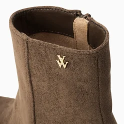Vanessa Wu Bottines Santiags Jenn Taupe A Talon Outlet