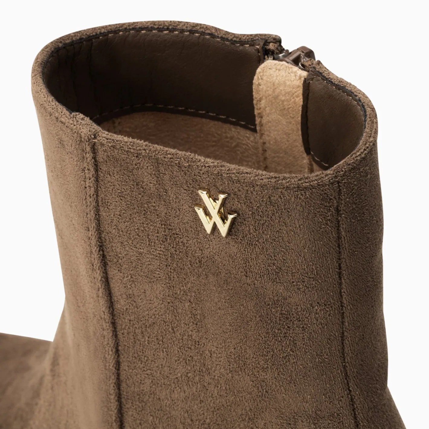 Vanessa Wu Bottines Santiags Jenn Taupe A Talon Outlet
