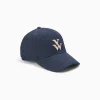 Vanessa Wu Casquette Clem Denim A Monogramme Brode Hot