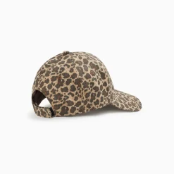 Vanessa Wu Casquette Clem Leopard A Monogramme Brode