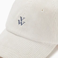 Vanessa Wu Casquette Jess Ivoire En Velours Cotele Hot