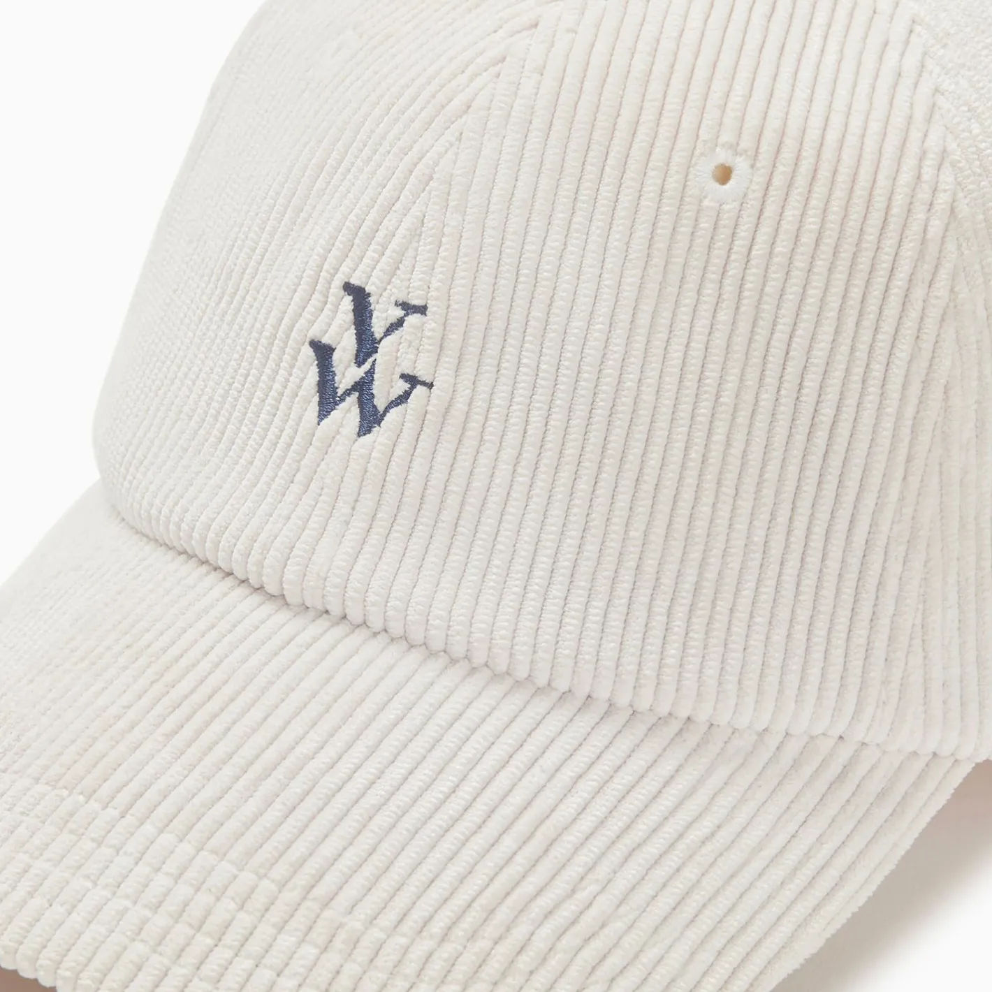 Vanessa Wu Casquette Jess Ivoire En Velours Cotele Hot