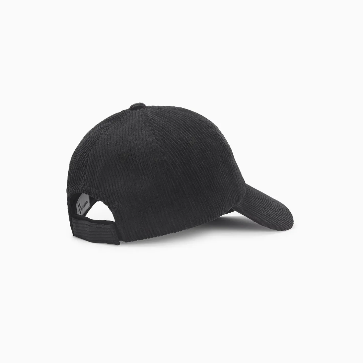 Vanessa Wu Casquette Jess Noire En Velours Cotele New