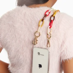 Vanessa Wu Chaine De Telephone Martica Multicolore Best