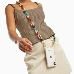 Vanessa Wu Chaine De Telephone Noemie Multicolore Hot