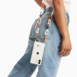 Vanessa Wu Chaine De Telephone Soraya Multicolore Discount