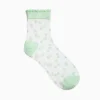 Vanessa Wu Chaussettes A Pois Vertes Prescription Lab X Outlet