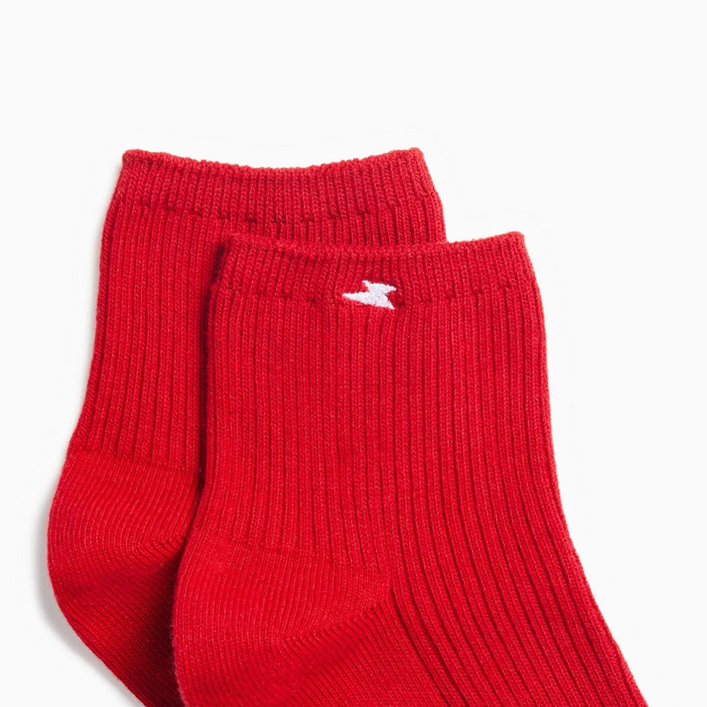 Vanessa Wu Chaussettes Courtes Amy Rouges Cotelees Outlet