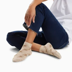 Vanessa Wu Chaussettes Courtes Rachel Beiges A Eclairs Camel Clearance