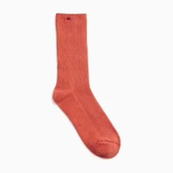 Vanessa Wu Chaussettes Ella Brique Cotelees Online