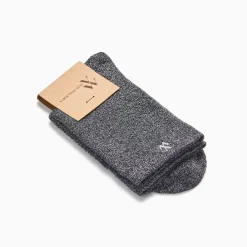 Vanessa Wu Chaussettes Quinn Noir Et Argent Paillete Outlet