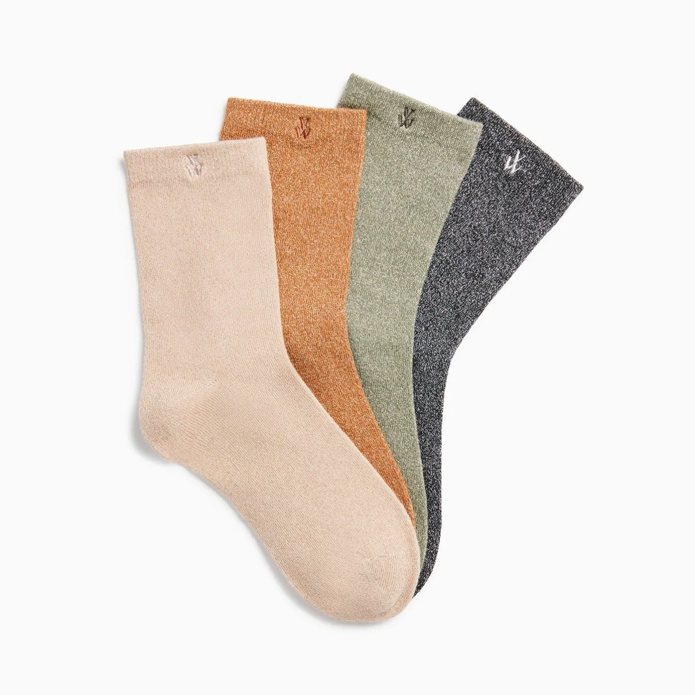 Vanessa Wu Chaussettes Quinn Noir Et Argent Paillete Outlet