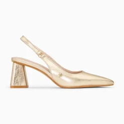 Vanessa Wu Escarpins Slingback Lara Or A Bout Pointu
