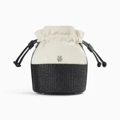 Vanessa Wu Mini Panier Bourse Lilly Noir New