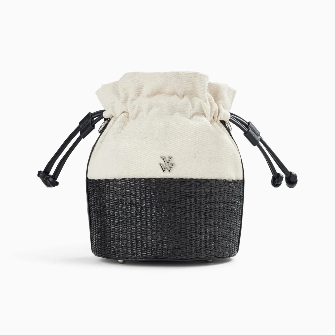 Vanessa Wu Mini Panier Bourse Lilly Noir New