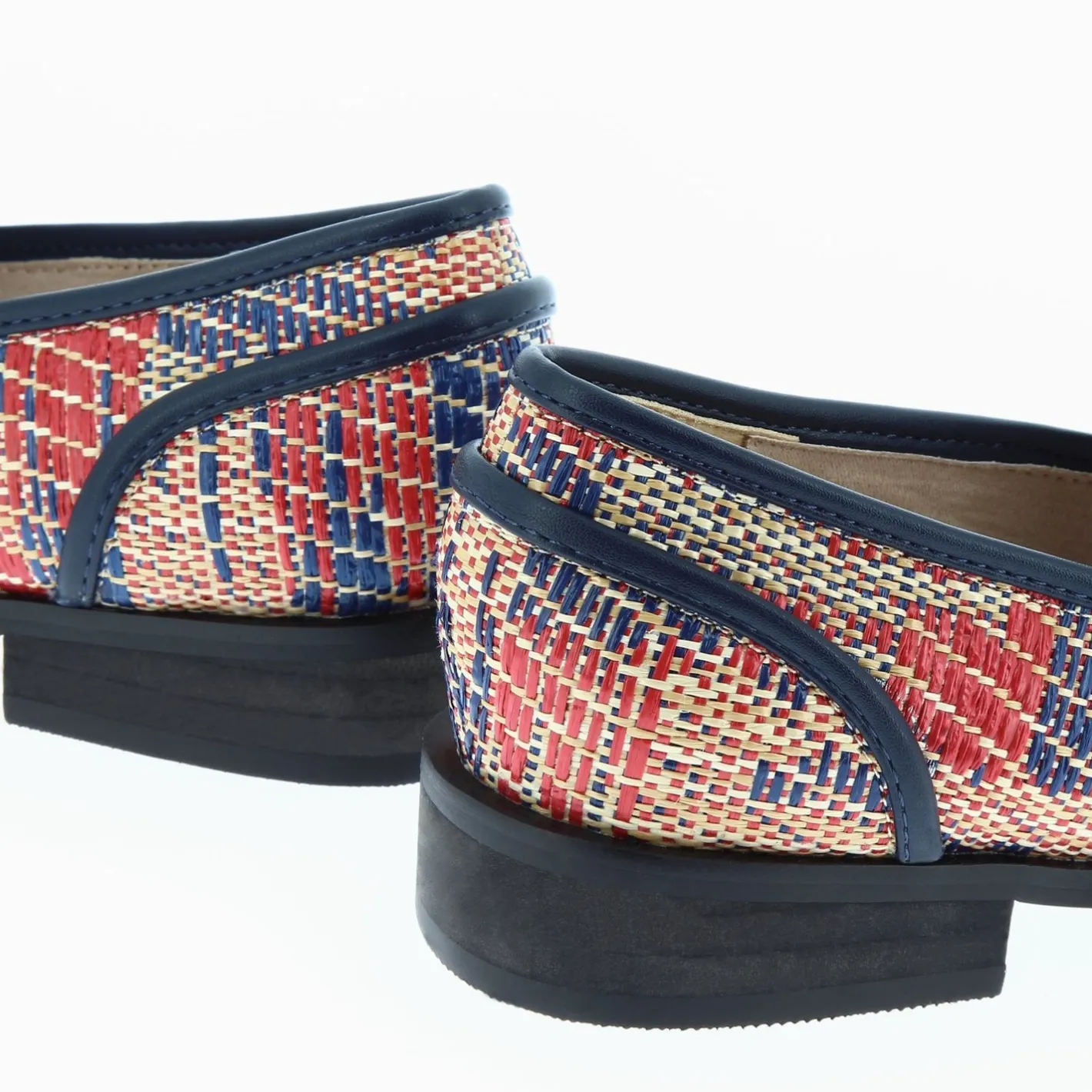 Vanessa Wu Mocassins Barbara Marine A Chaine Mate