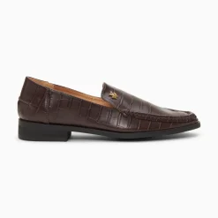 Vanessa Wu Mocassins Marianne Marron Croco New