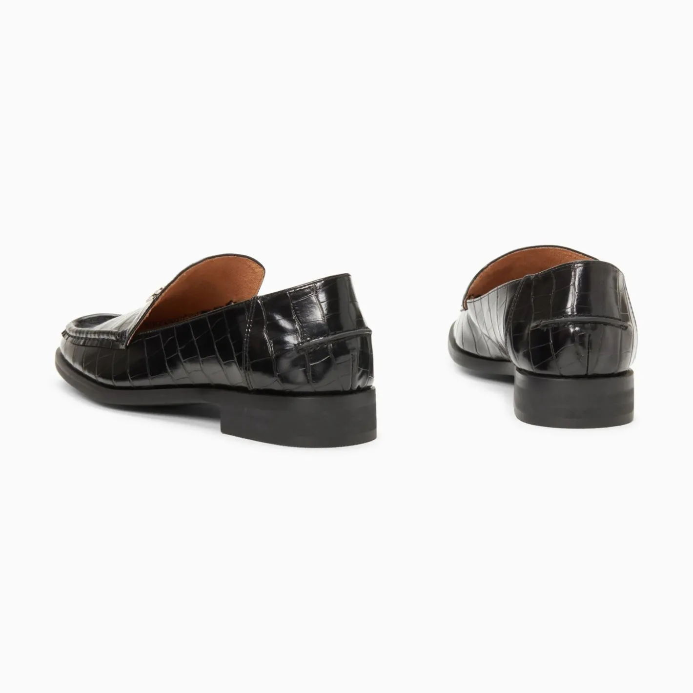 Vanessa Wu Mocassins Marianne Noir Croco Best