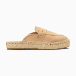 Vanessa Wu Mules Claudie Beiges A Semelle Espadrille Outlet